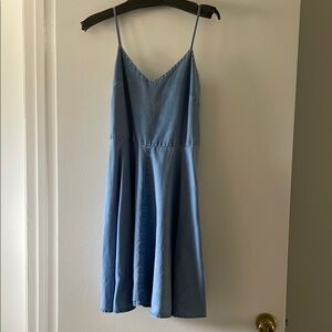 Light Blue Spaghetti Strap Dress